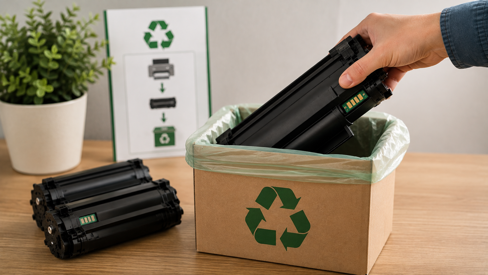 Tonerkartuschen richtig entsorgen und recyceln